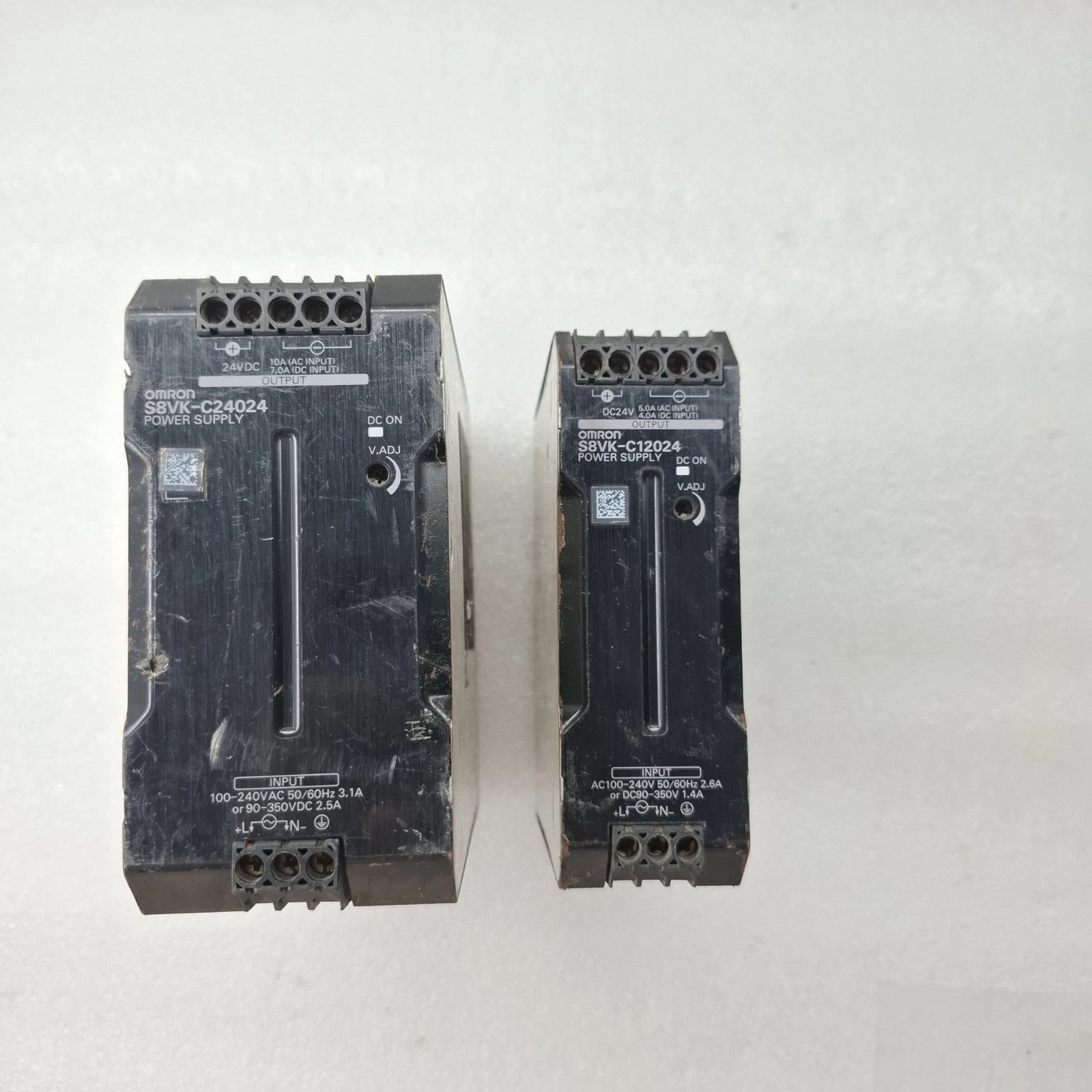OMRON S8VK-C24024 + S8VK-C12024 POWER SUPPLY (TOTAL 2 PCS) FOR PARTS